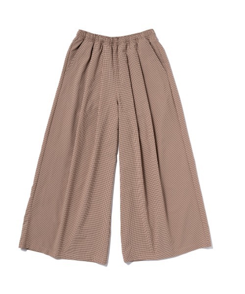 THOUSAND MILE（サウザンドマイル）の「[L's]FRENCH SLEEVE SHIRT & LONG PANTS SET HIGH AIR PERMEABILITY CHECK/フレンチスリーブシャツ＆ロングパンツセット（セットアップ・レディース・ブラック系その他/ブラウン系その他/ブルー系その他・FREE）」の6枚目の写真