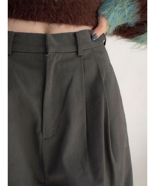 Ungrid（アングリッド）の「起毛コクーンチノパンツ（チノパンツ・レディース・アイボリー/チャコールグレー・SMALL/MEDIUM）」の12枚目の写真