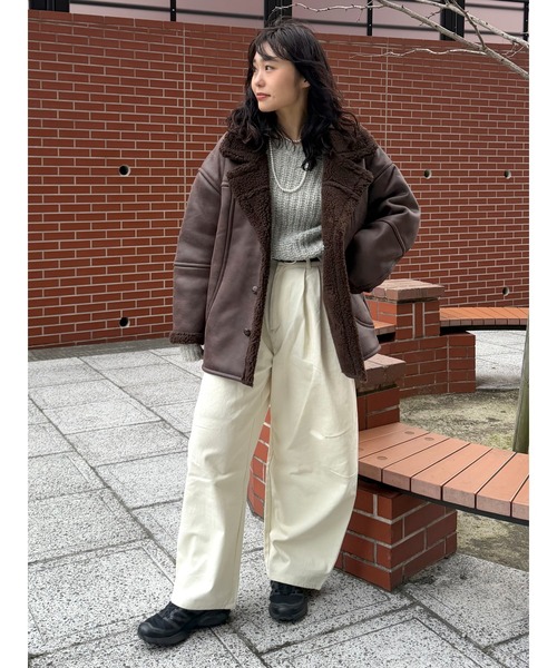 セール】起毛コクーンチノパンツ（チノパンツ）｜Ungrid（アングリッド