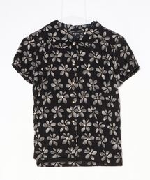 X agnisb アニエスベー 花柄 総柄 ブラウス シャツ トップス agnes b. - 希少 ビンテージ ポルトガル製 agnes b. 小花柄