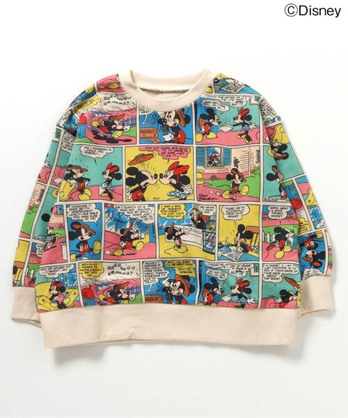 Disney(ディズニー)の「ディズニーキャラクター/コミック柄裏毛パジャマ(ルームウェア/パジャマ・キッズ・レインボー/ブラック・80/90/100/110/120/130)」の9枚目の写真
