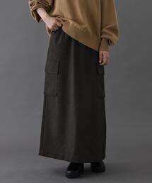 FORK&SPOON | FORK&SPOON　ウールライクツイルスカート(スカート)