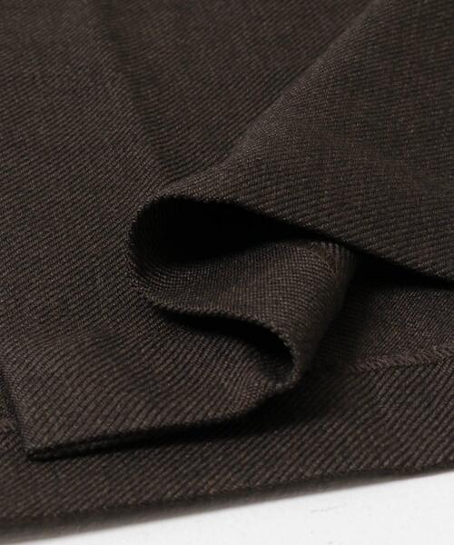 FORK&SPOON（フォークアンドスプーン）の「FORK&SPOON　ウールライクツイルスカート（スカート・レディース・ブラウン/ブラック・1/2）」の10枚目の写真