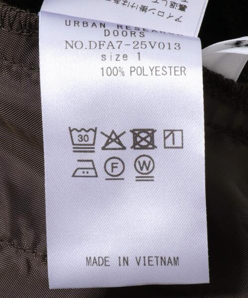 FORK&SPOON（フォークアンドスプーン）の「FORK&SPOON　ウールライクツイルスカート（スカート・レディース・ブラウン/ブラック・1/2）」の11枚目の写真