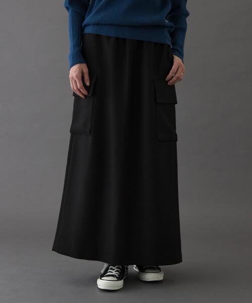 FORK&SPOON（フォークアンドスプーン）の「FORK&SPOON　ウールライクツイルスカート（スカート・レディース・ブラウン/ブラック・1/2）」の17枚目の写真