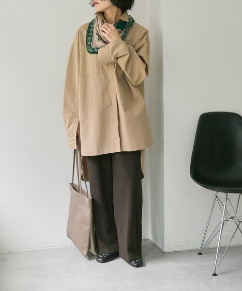 ear PAPILLONNER（イアパピヨネ）の「リング付きカギ柄ストール（ストール/ショール・レディース・グリーン/ブラック・FREE）」の16枚目の写真