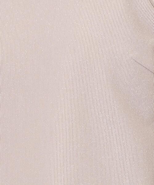 index（インデックス）の「ストレッチペプラムラメトップス【洗濯機OK/防シワ/抗ピル】《S～3L》（Tシャツ/カットソー・レディース・ナチュラル/チャコールグレー/サックスブルー・42/40/38/36/44）」の11枚目の写真