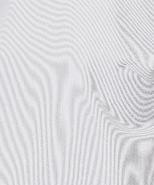 index（インデックス）の「ストレッチペプラムラメトップス【洗濯機OK/防シワ/抗ピル】《S～3L》（Tシャツ/カットソー・レディース・ナチュラル/チャコールグレー/サックスブルー・42/40/38/36/44）」の15枚目の写真