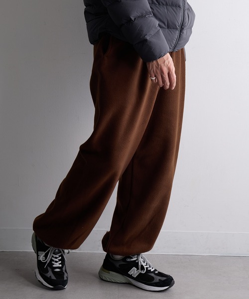 LOS ANGELES APPAREL（ロサンゼルスアパレル）の「【Los Angeles Apparel】Polar Fleece Sweatpant ポーラーフリース ワイドスウェットパンツ USA製 L-PF404 UNTR（スウェットパンツ・メンズ・ブラック/ブルー/ネイビー/ブラウン/グリーン・S/M/L/XL）」の13枚目の写真