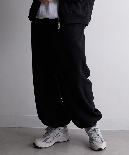 LOS ANGELES APPAREL（ロサンゼルスアパレル）の「【Los Angeles Apparel】Polar Fleece Sweatpant ポーラーフリース ワイドスウェットパンツ USA製 L-PF404 UNTR（スウェットパンツ・メンズ・ブラック/ブルー/ネイビー/ブラウン/グリーン・S/M/L/XL）」の8枚目の写真