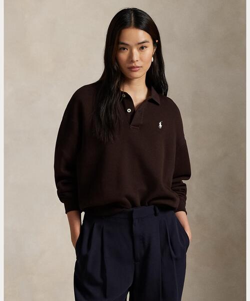 ポロカラー フリース プルオーバー（その他トップス）｜POLO RALPH