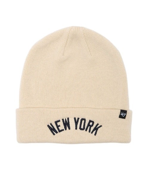 '47（フォーティーセブン）の「【'47】47 CUFF KNIT Script [SSL]（ニットキャップ/ビーニー・メンズ・カーキ/ブラック/ナチュラル/ブラック系その他/ネイビー/ロイヤルブルー・F）」の4枚目の写真