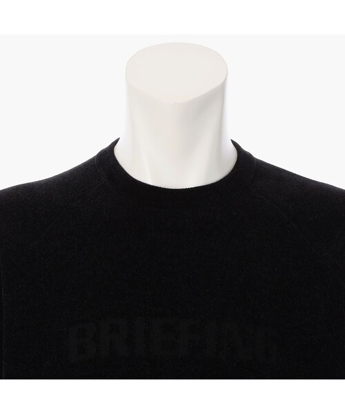 BRIEFING（ブリーフィング）の「【BRIEFING GOLF／ブリーフィングゴルフ】MEN’S MOLE YARN LOGO CREWNECK KNIT（ニット/セーター・メンズ・アイボリー/ブラック/グレー/ネイビー・M/XL/L）」の9枚目の写真