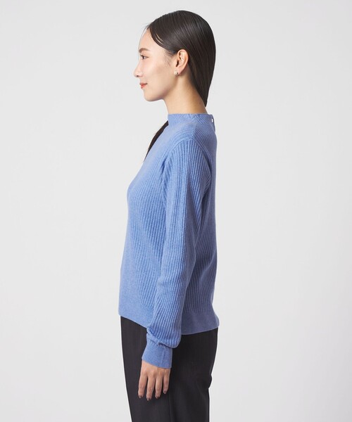 A DAY IN THE LIFE UNITED ARROWS（アデイインザライフユナイテッドアローズ）の「リブ ハイネックニット＜A DAY IN THE LIFE＞（ニット/セーター・レディース・イエロー/コバルトブルー/ナチュラル・FREE）」の11枚目の写真