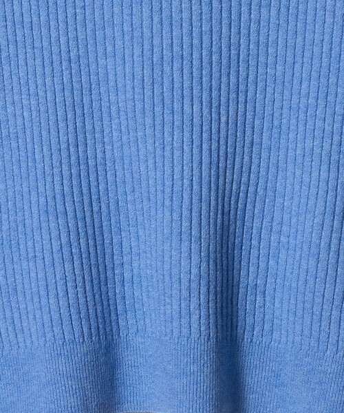 A DAY IN THE LIFE UNITED ARROWS（アデイインザライフユナイテッドアローズ）の「リブ ハイネックニット＜A DAY IN THE LIFE＞（ニット/セーター・レディース・イエロー/コバルトブルー/ナチュラル・FREE）」の19枚目の写真