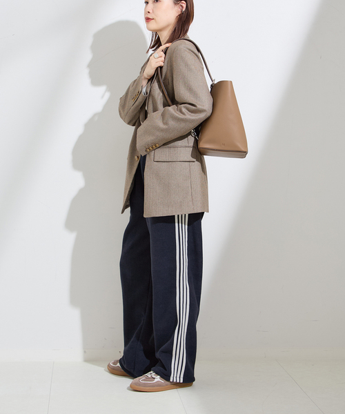 INSCRIRE /アンスクリア】Fleece Loose Fit Track Pants:パンツ