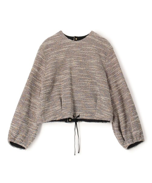 ファンシーニット フロンタブルトップス（その他トップス