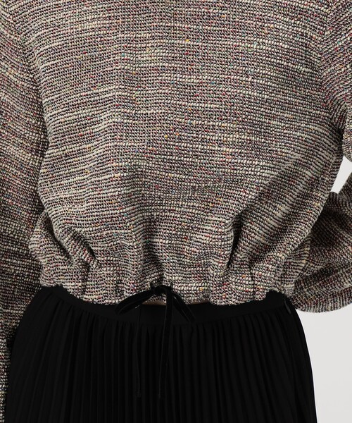 ファンシーニット フロンタブルトップス（その他トップス