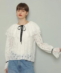 カデュネ　新品正規品　レースキャミブラウス　黒　アルページュストーリー カデュネ 新品正規品 レースキャミブラウス 黒 アルページュ