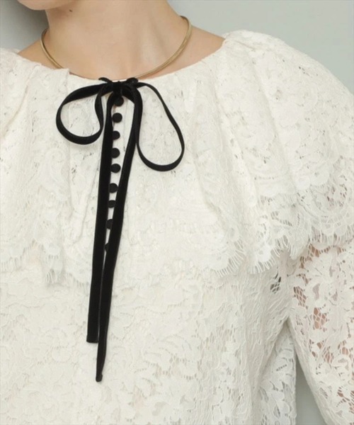 総レースブラウス（シャツ/ブラウス）｜CADUNE（カデュネ）の