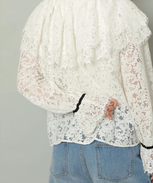 総レースブラウス（シャツ/ブラウス）｜CADUNE（カデュネ）の