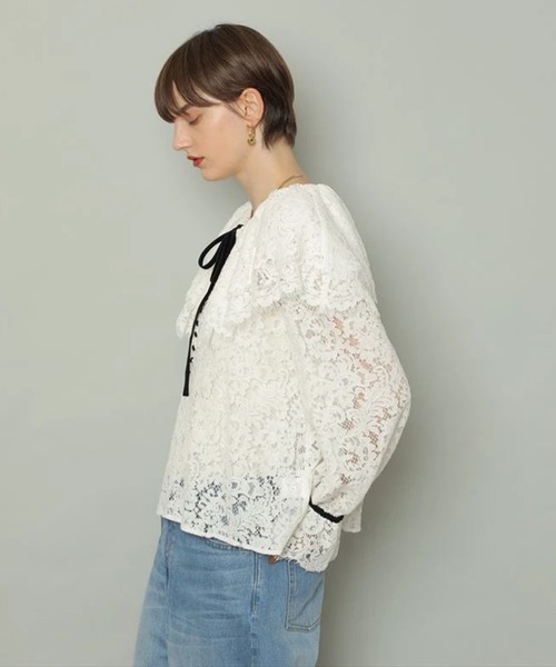 CADUNE（カデュネ）の「総レースブラウス（シャツ/ブラウス）」 - WEAR