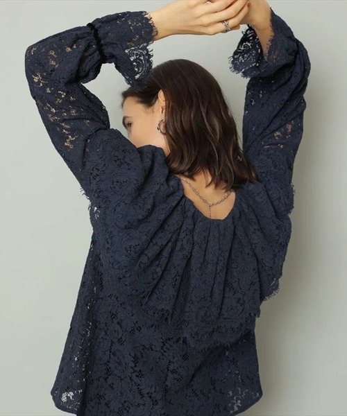 総レースブラウス（シャツ/ブラウス）｜CADUNE（カデュネ）の