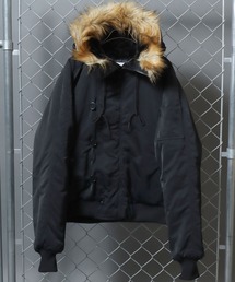 ANPAS(アンパス)のPolyester Twill N-2B Flight Jacket/ポリツイル N-2B フライトジャケット ブルゾン ミリタリー ジャケット アウター メンズ レディース(ミリタリージャケット)