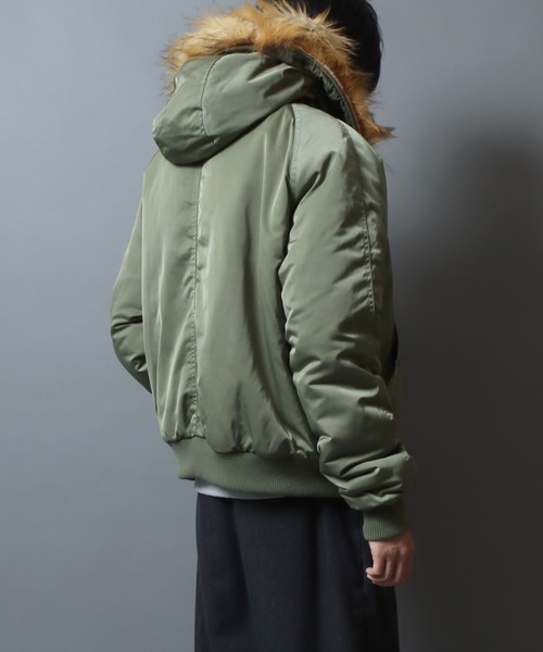 セール】Polyester Twill N-2B Flight Jacket/ポリツイル N-2B