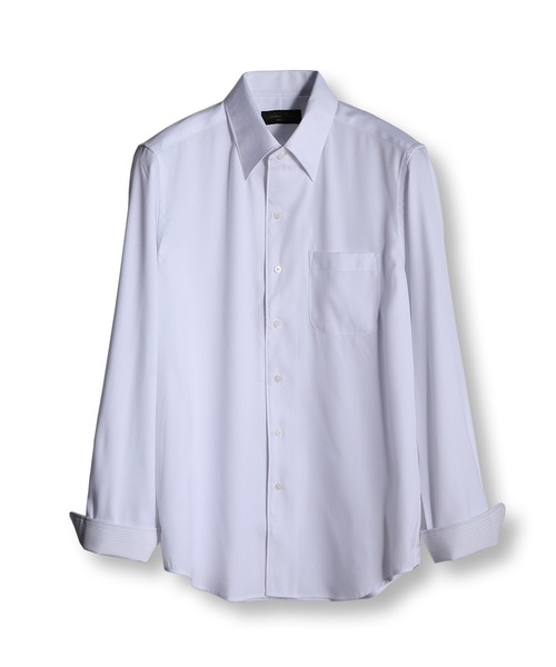 MEN'S BIGI(メンズビギ)の「【ACTIVE TAILOR/アクティブテイラー】COOL MAX ロイヤルオックスドレスシャツ<吸水速乾/イージーケア>(シャツ/ブラウス・メンズ・サックスブルー/ホワイト・02/03/04)」の4枚目の写真