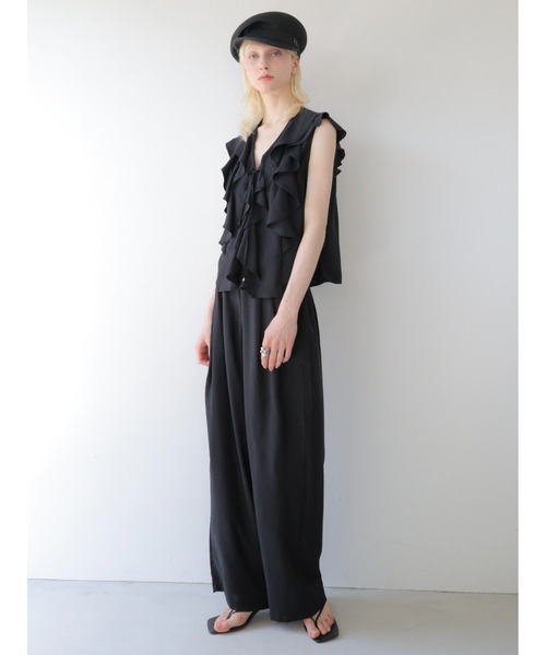 swane(スワネ)の「front frill open tops(シャツ/ブラウス・レディース・ホワイト・FREE)」の13枚目の写真