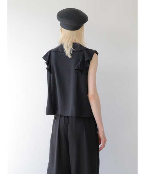 swane(スワネ)の「front frill open tops(シャツ/ブラウス・レディース・ホワイト・FREE)」の15枚目の写真