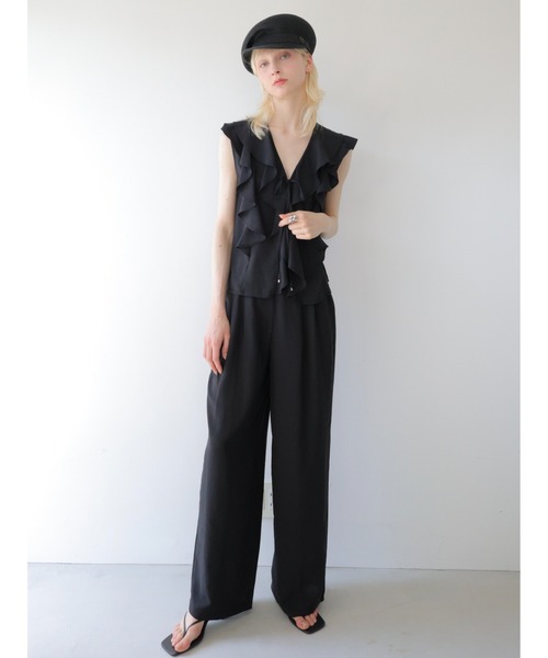 swane(スワネ)の「front frill open tops(シャツ/ブラウス・レディース・ホワイト・FREE)」の17枚目の写真