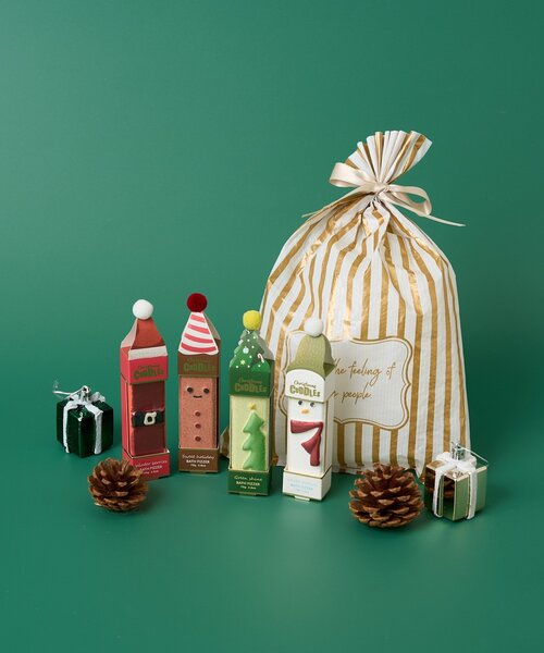 ラッピングでお届け】CUDDLES カドル バスフィザー 4点セット（ボディ