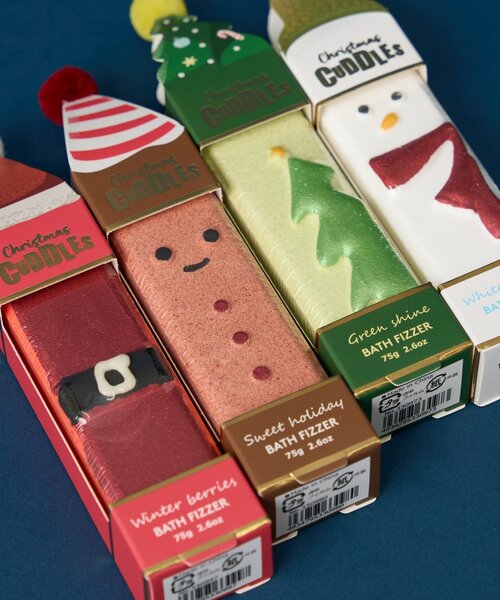 クリスマスギフト/ラッピングでお届け】CUDDLES カドル バスフィザー 4