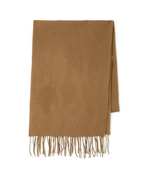 SNIDEL（スナイデル）の「カシミア混マフラー（マフラー・レディース・キャメル/アイボリー/ライトブルー・F）」の3枚目の写真