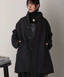 shetila（シェティラ）の「360度 美シルエット モンスターミリタリーコート 【中綿/裾ドロスト】（ミリタリージャケット）」