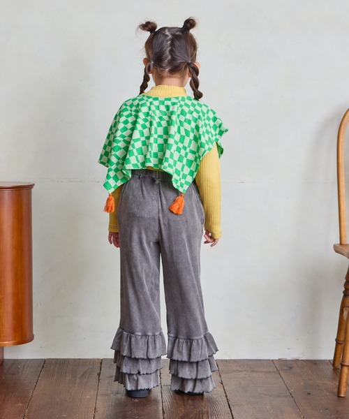 MARKEY'S(マーキーズ)の「リブフリルティアードパンツ(その他パンツ・キッズ・レッド/ブルー/チャコール・90/100/110/120/130/140/150)」の19枚目の写真
