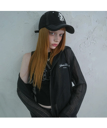 AVANDRESS | ネット レーシー フード ジップアップ - 2COL(パーカー)