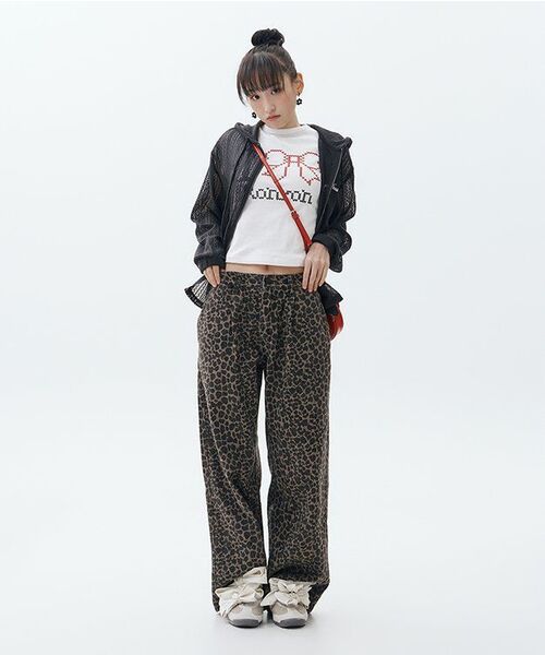 AVANDRESS（アバンドレス ）の「ネット レーシー フード ジップアップ - 2COL（パーカー・レディース・ブラック/アイボリー・FREE）」の4枚目の写真