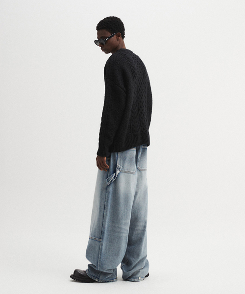 DNSR(ディーエヌエスアール)の「ブラシカーペンターデニムパンツブルー(デニムパンツ・メンズ・その他・SMALL/MEDIUM/LARGE/X-LARGE)」の3枚目の写真
