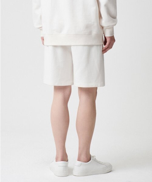 MUSINSA STANDARD（ムシンサスタンダード）の「スウェットショーツ[クリーム]（その他パンツ・メンズ・その他・SMALL/MEDIUM/LARGE/X-LARGE/XX-LARGE）」の3枚目の写真