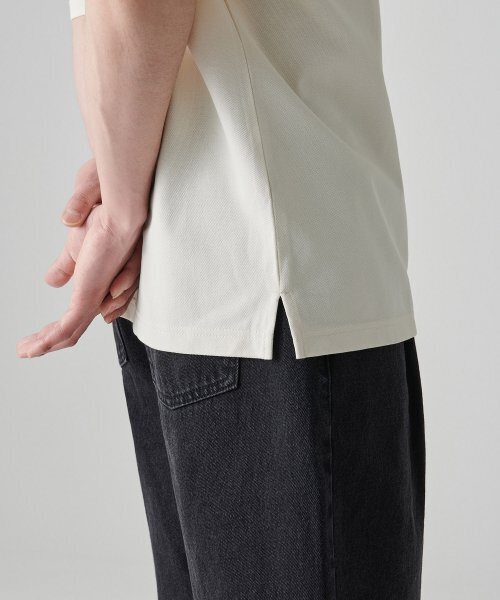 MUSINSA STANDARD（ムシンサスタンダード）の「[クールタンダード] リラックスフィットクルーネックピケTシャツ [クリーム]（Tシャツ/カットソー・メンズ・その他・SMALL/MEDIUM/X-LARGE/XX-LARGE）」の6枚目の写真