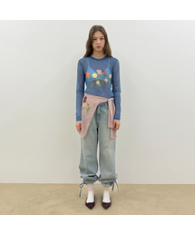 SINOON（シヌーン）の「SN Jeans Straight Pants (Light Blue)（デニムパンツ）」