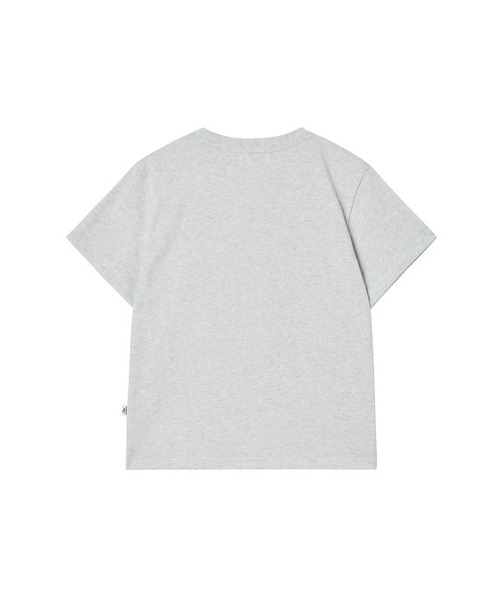 THE GREEN LAB（ザグリーンラボ）の「GREEN VIBES ONLY テクスチャーレタリング半袖Tシャツ [メランジグレー]（Tシャツ/カットソー・レディース・その他・FREE）」の10枚目の写真