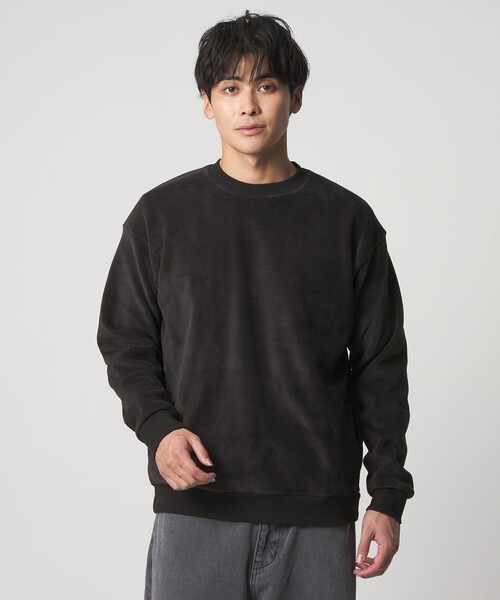 A DAY IN THE LIFE UNITED ARROWS（アデイインザライフユナイテッドアローズ）の「ボンディング コーデュロイ スウェット＜A DAY IN THE LIFE＞（スウェット・メンズ・オフホワイト/ネイビー/ダークグレー/モカ・S/M/L）」の5枚目の写真