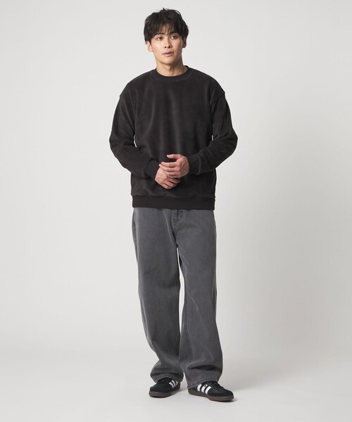 A DAY IN THE LIFE UNITED ARROWS（アデイインザライフユナイテッドアローズ）の「ボンディング コーデュロイ スウェット＜A DAY IN THE LIFE＞（スウェット・メンズ・オフホワイト/ネイビー/ダークグレー/モカ・S/M/L）」の6枚目の写真