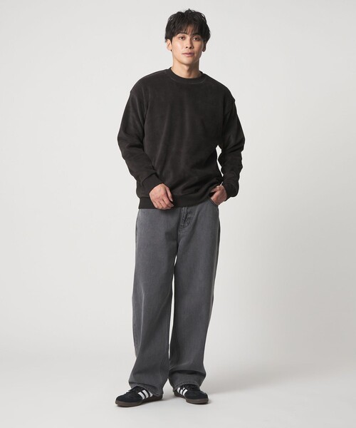 A DAY IN THE LIFE UNITED ARROWS（アデイインザライフユナイテッドアローズ）の「ボンディング コーデュロイ スウェット＜A DAY IN THE LIFE＞（スウェット・メンズ・オフホワイト/ネイビー/ダークグレー/モカ・S/M/L）」の7枚目の写真