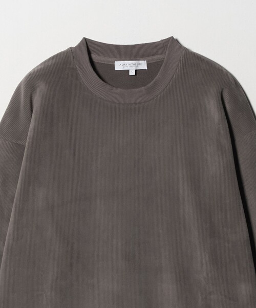 A DAY IN THE LIFE UNITED ARROWS（アデイインザライフユナイテッドアローズ）の「ボンディング コーデュロイ スウェット＜A DAY IN THE LIFE＞（スウェット・メンズ・オフホワイト/ネイビー/ダークグレー/モカ・S/M/L）」の12枚目の写真