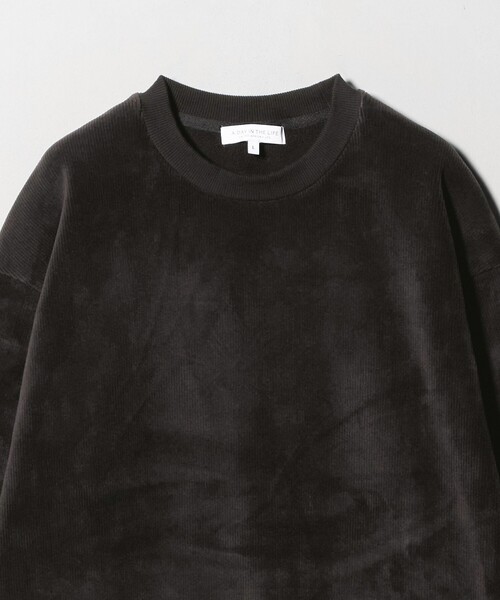 A DAY IN THE LIFE UNITED ARROWS（アデイインザライフユナイテッドアローズ）の「ボンディング コーデュロイ スウェット＜A DAY IN THE LIFE＞（スウェット・メンズ・オフホワイト/ネイビー/ダークグレー/モカ・S/M/L）」の21枚目の写真